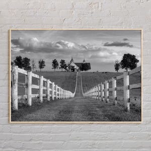 Black and White, Kentucky Print, Kentucky Wall Art, Kentucky Poster, Kentucky Photo, Kentucky Poster Print, Kentucky Wall Decor, USA Print
