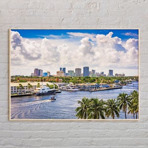 Real Photo, Fort Lauderdale Print, Fort Lauderdale Wall Art, Fort Lauderdale Poster, Fort Lauderdale Photo, Fort Lauderdale Decor
