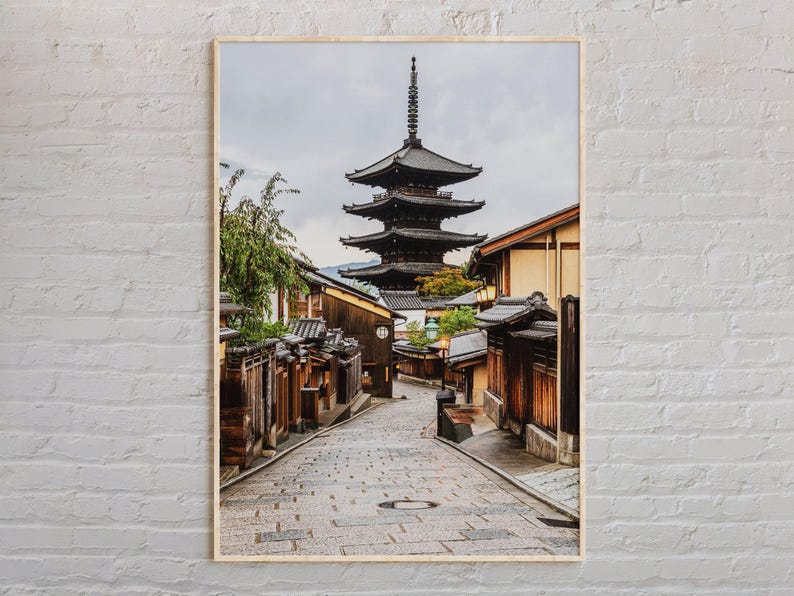 Real Photo, Kyoto Print, Kyoto Wall Art, Kyoto Poster, Kyoto Photo, Kyoto Poster Print, Kyoto Wall Decor, Japan Poster, Japan Print image 1