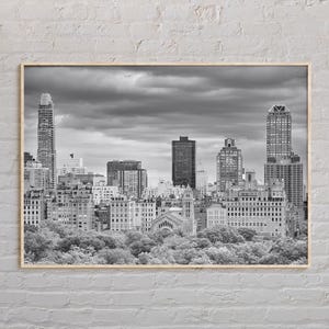 Impresión en blanco y negro del Upper East Side, arte mural del Upper East Side, póster del Upper East Side, fotografía del Upper East Side, Manhattan, ciudad de Nueva York