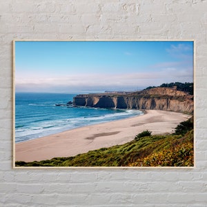 Echtes Foto, Halbmond Bucht Druck, Halbmond Bucht Wandkunst, Halbmond Bucht Poster, Halbmond Bucht Foto, Halbmond Bucht Dekor, Kalifornien