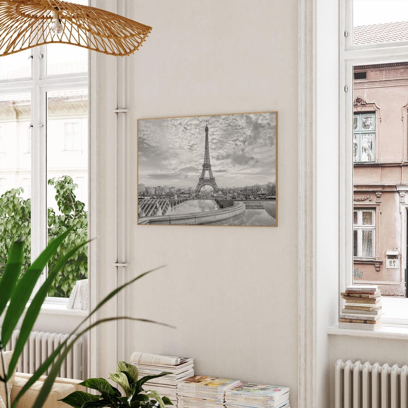 Black and White, Paris Print, Paris Wall Art, Paris Poster, Paris Photo