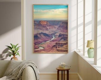 Foto real, Impresión del Gran Cañón, Arte mural del Gran Cañón, Póster del Gran Cañón, Foto del Gran Cañón, Decoración de pared del Gran Cañón, Arizona