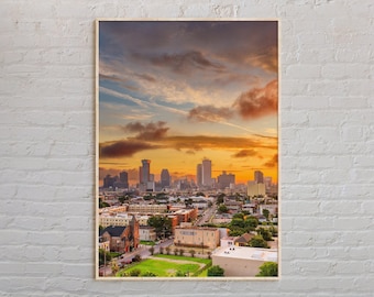 Foto real, Impresión de Nueva Orleans, Arte mural de Nueva Orleans, Póster de Nueva Orleans, Foto de Nueva Orleans, Impresión de póster de Nueva Orleans, Estados Unidos