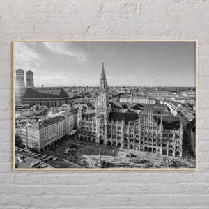 Black and White, Munich Print, Munich Wall Art, Munich Poster, Munich Photo, Munich Poster Print, Munich Wall Decor, Germany Poster Print