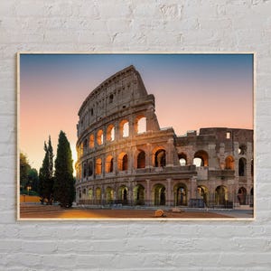 Foto real, impressão de Roma, arte de parede de Roma, pôster de Roma, foto de Roma, impressão de pôster de Roma, decoração de parede de Roma, impressão de Roma, impressão de pôster da Itália
