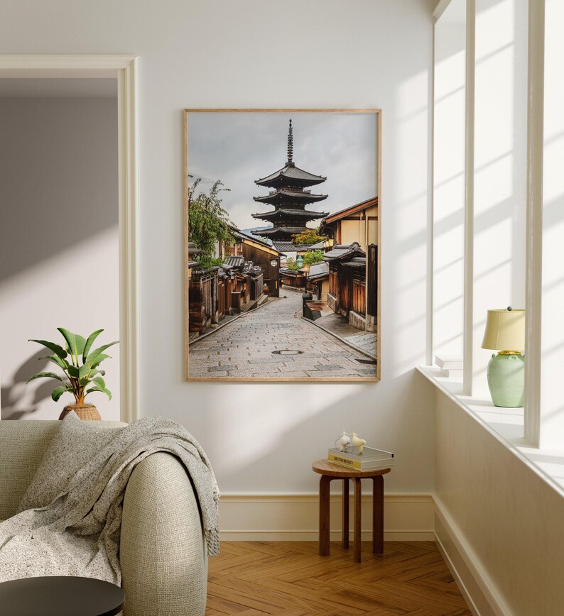 Real Photo, Kyoto Print, Kyoto Wall Art, Kyoto Poster, Kyoto Photo, Kyoto Poster Print, Kyoto Wall Decor, Japan Poster, Japan Print image 2