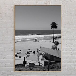 Black and White, Encinitas Print, Encinitas Wall Art, Encinitas Poster, Encinitas Photo, Encinitas Poster Print, California Poster Print