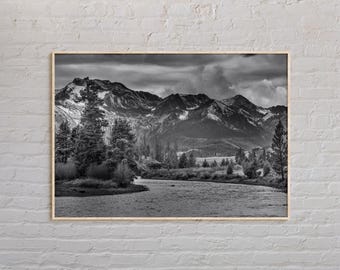Black and White, Idaho Print, Idaho Wall Art, Idaho Poster, Idaho Photo, Idaho Poster Print, Idaho Wall Decor, United States Poster Print