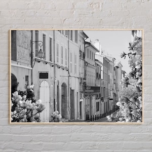 Impresión en blanco y negro de Aix-en-Provence, arte mural de Aix-en-Provence, póster de Aix-en-Provence, foto de Aix-en-Provence, decoración de Aix-en-Provence