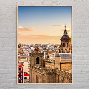 Real Photo, Seville Print, Seville Wall Art, Seville Poster, Seville Foto, Seville Poster Print, Seville Wall Decor, Cordon, Spanien