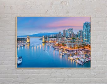 Real Photo, Vancouver Print, Vancouver Wall Art, Vancouver Poster, Vancouver Photo, Vancouver Poster Print, Vancouver Decor, Canada