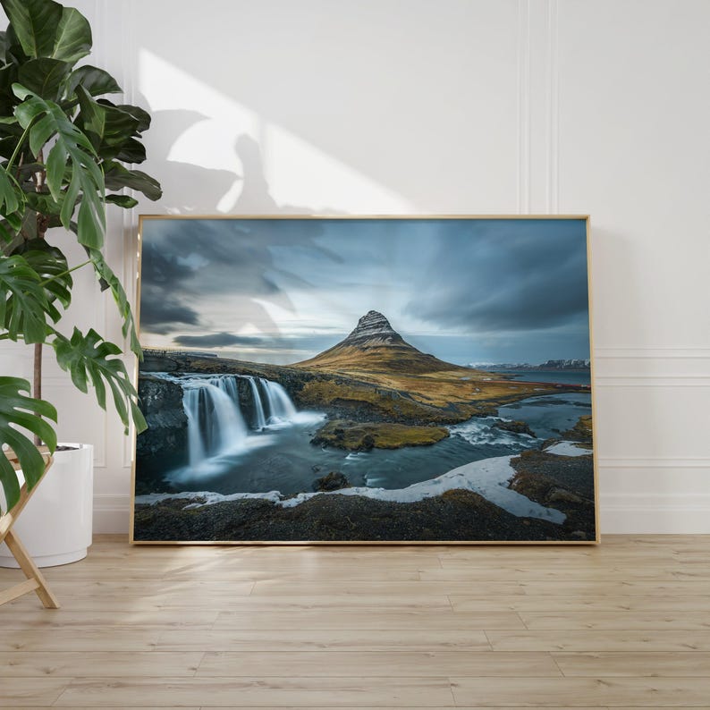 Riktigt foto, Island-tryck, Island-väggkonst, Island-affisch, Island-foto, Island-affischtryck, Island-väggdekoration, Europa-tryck bild 5