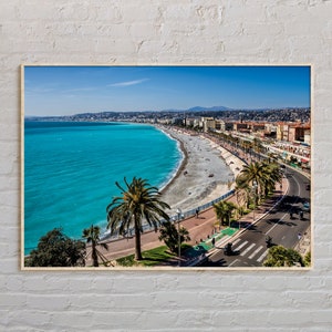 Foto real, Bonita impresión, Bonita decoración de pared, Bonito póster, Bonita foto, Bonita impresión de póster, Bonita decoración de pared, Riviera Francesa, Impresión de Francia