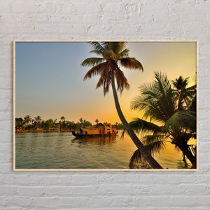 Echtes Foto, Kerala Druck, Kerala Wandkunst, Kerala Poster, Kerala Foto, Kerala Poster-Druck, Kerala Wand-Dekor, Indien Poster-Druck