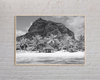 Black and White, Mauritius Print, Mauritius Wall Art, Mauritius Poster, Mauritius Photo, Mauritius Poster Print, Mauritius Decor, Africa