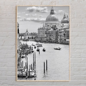 Black and White, Venice Print, Venice Wall Art, Venice Poster, Venice Photo, Venice Poster Print, Venice Wall Decor, Italy Poster Print