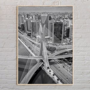 Black and White, Sào Paulo Print, Sào Paulo Wall Art, Sào Paulo Poster, Sào Paulo Photo, Sào Paulo Poster Print, Sào Paulo Decor, Brazil