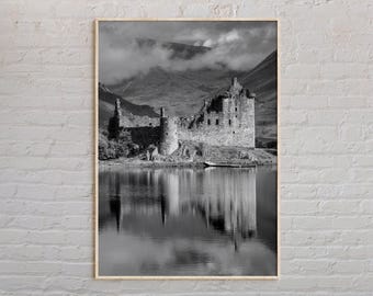 Black and White, Scotland Print, Scotland Wall Art, Scotland Poster, Scotland Photo, Scotland Poster Print, Scotland Wall Decor, UK Print