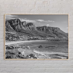 Black and White, Cape Town Print, Cape Town Wall Art, Cape Town Poster, Cape Town Photo, Cape Town Poster Print, Cape Town Wall Decor