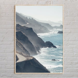 Vraie photo, impression Big Sur, art mural Big Sur, affiche Big Sur, photo Big Sur, impression affiche Big Sur, décoration Big Sur, impression Californie
