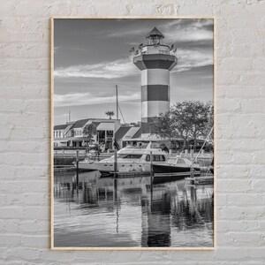 Black and White, Hilton Head Island Print, Hilton Head Wall Art, Hilton Head Poster, Hilton Head Photo, Hilton Head Wall Decor, USA Print