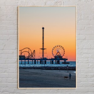 Real Photo, Galveston Print, Galveston Wall Art, Galveston Poster, Galveston Photo, Galveston Poster Print, Galveston Decor, Texas
