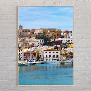 Echtes Foto, Ibiza Print, Ibiza Wandkunst, Ibiza Poster, Ibiza Foto, Ibiza Posterdruck, Ibiza Wanddekor, Spanien Posterdruck, Europa