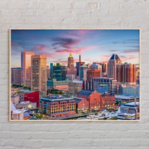 Real Photo, Baltimore Print, Baltimore Wall Art, Baltimore Poster, Baltimore Photo, Baltimore Poster Print, Baltimore Wall Decor, USA