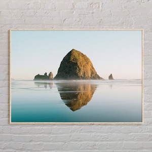Vraie photo, impression Cannon Beach, art mural Cannon Beach, affiche Cannon Beach, photo Cannon Beach, décoration murale Cannon Beach, Oregon, États-Unis