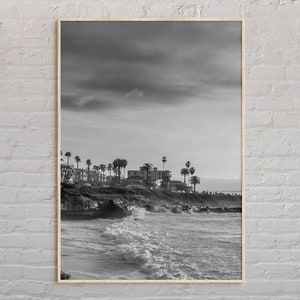 Schwarz und weiß, San Diego Druck, San Diego Wandkunst, San Diego Poster, San Diego Foto, San Diego Poster Druck, California Poster Print