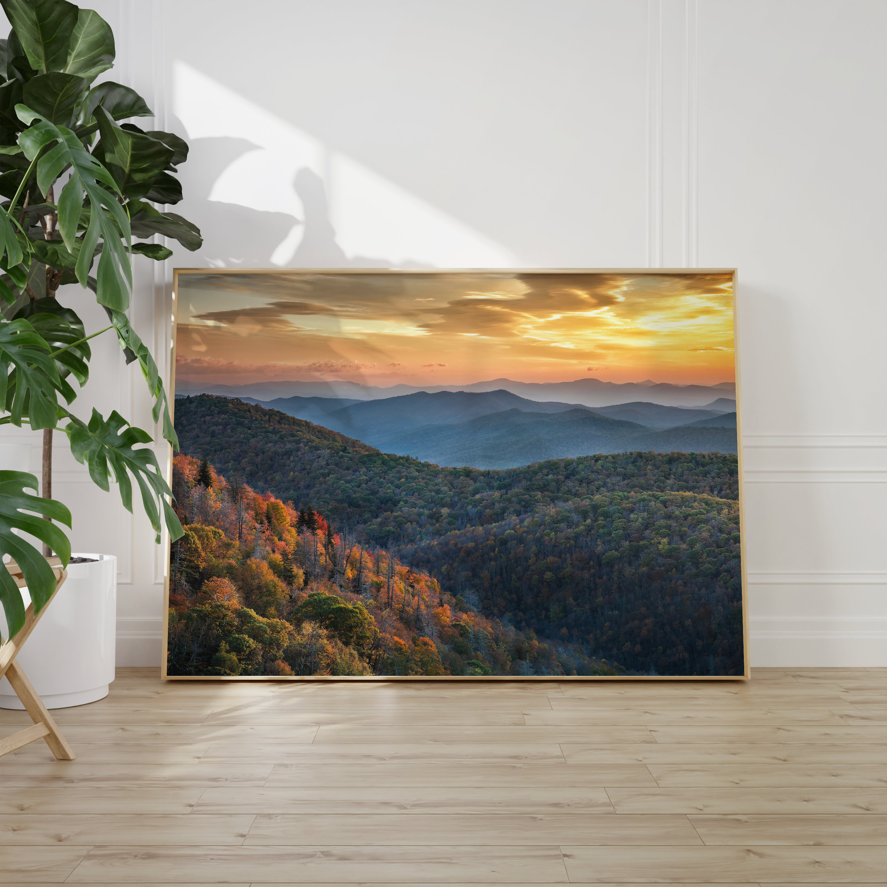Real Photo, Blue Ridge Mountains Print, Blue Ridge Mountains Wall Art