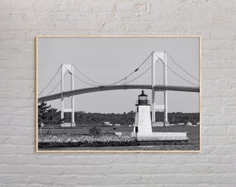 Black and White, Newport Print, Newport Wall Art, Newport Poster, Newport Photo, Newport Wall Decor, Rhode Island Print, USA Poster Print