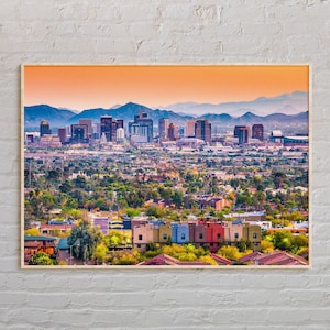 Real Photo, Phoenix Print, Phoenix Wall Art, Phoenix Poster, Phoenix Photo, Phoenix Poster Print, Phoenix Wall Decor, Arizona Print