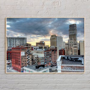 Real Photo, Detroit Print, Detroit Wandkunst, Detroit Poster, Detroit Foto, Detroit Poster Druck, Detroit Wand-Dekor, Michail Poster