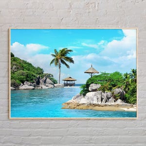 Foto reale, stampa della Thailandia, arte murale della Thailandia, poster della Thailandia, foto della Thailandia, stampa di poster della Thailandia, decorazione murale della Thailandia, Asia