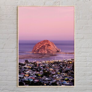 Vraie photo, impression Morro Bay, art mural Morro Bay, affiche Morro Bay, photo Morro Bay, impression affiche Morro Bay, décoration murale Morro Bay, États-Unis
