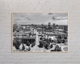 Bianco e nero, stampa di Knoxville, arte murale di Knoxville, poster di Knoxville, foto di Knoxville, stampa poster di Knoxville, decorazione murale di Knoxville