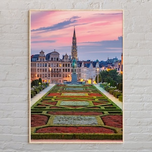 Fotografía real, impresión de Bruselas, arte mural de Bruselas, póster de Bruselas, fotografía de Bruselas, impresión de póster de Bruselas, decoración de Bruselas, impresión de Bélgica