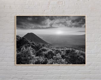 Black and White, El Salvador Print, El Salvador Art, El Salvador Poster, El Salvador Photo, El Salvador Poster Print, El Salvador Decor
