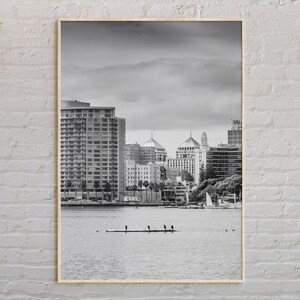 Black and White, Oakland Print, Oakland Wall Art, Oakland Poster, Oakland Photo, Oakland Poster Print, Oakland Wall Decor, California