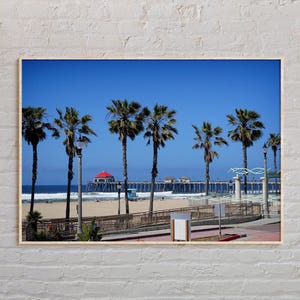 Real Photo, Huntington Beach Print, Huntington Beach Art, Huntington Beach Poster, Huntington Beach Photo, Huntington Beach Decor