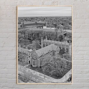 Black and White, Ann Arbor Print, Ann Arbor Wall Art, Ann Arbor Poster, Ann Arbor Photo, Ann Arbor Poster Print, Ann Arbor Decor, Michigan
