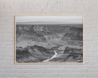 Black and White, Grand Canyon Print, Grand Canyon Wall Art, Grand Canyon Poster, Grand Canyon Photo, Grand Canyon Wall Decor, Arizona