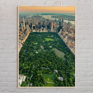 Real Photo, Central Park Print, Central Park Wall Art, Central Park Poster, Central Park Photo, New York City Poster Print, New York