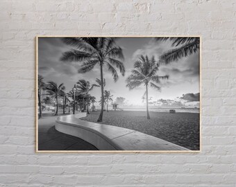 Black and White, Florida Print, Florida Wall Art, Florida Poster, Florida Photo, Florida Poster Print, Florida Wall Decor, USA Poster