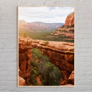 Foto real, impresión de Sedona, arte mural de Sedona, póster de Sedona, foto de Sedona, impresión de póster de Sedona, decoración de pared de Sedona, impresión de Sedona, EE. UU.