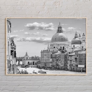 Black and White, Venice Print, Venice Wall Art, Venice Poster, Venice Photo, Venice Poster Print, Venice Wall Decor, Italy Poster Print