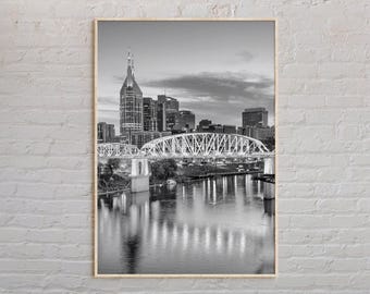 Black and White, Nashville Print, Nashville Wall Art, Nashville Poster, Nashville Photo, Nashville Poster Print, Nashville Wall Decor