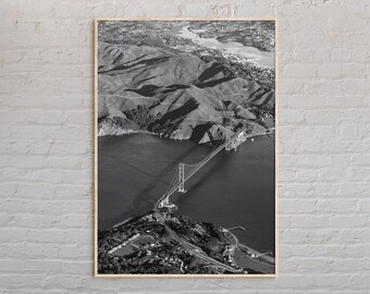 Black and White, San Francisco Bay Area Print, Bay Area Wall Art, Bay Area Poster, Bay Area Photo, Bay Area Poster Print, Bay Area Decor